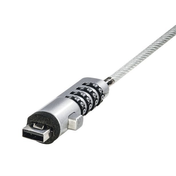 Hama USB zámek pro notebook, 4místný číselný kód