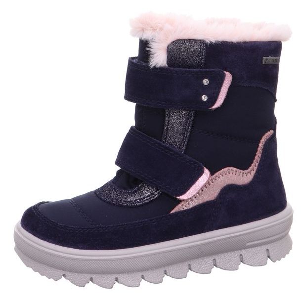 Dětské zimní boty SUPERFIT 1-009214-8010 FLAVIA modrá/růžová