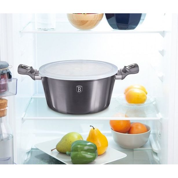 BERLINGERHAUS Sada nádobí s mramorovým povrchem 18 ks Carbon PRO Line BH-6887