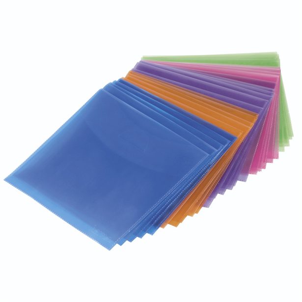 Hama ochranné obaly pro CD/DVD, polypropylen, barevné, balení 100 ks (cena za balení)