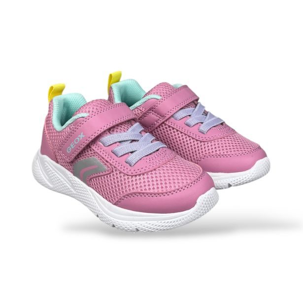 Růžové dívčí tenisky Geox Sprintye