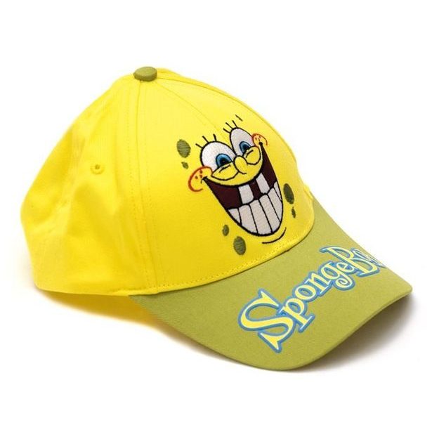 * Letní kšiltovka "Sponge Bob" žlutá, 52/54