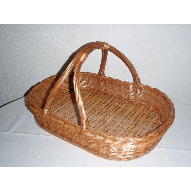 podnos 53x33x10cm s drž., proutěný