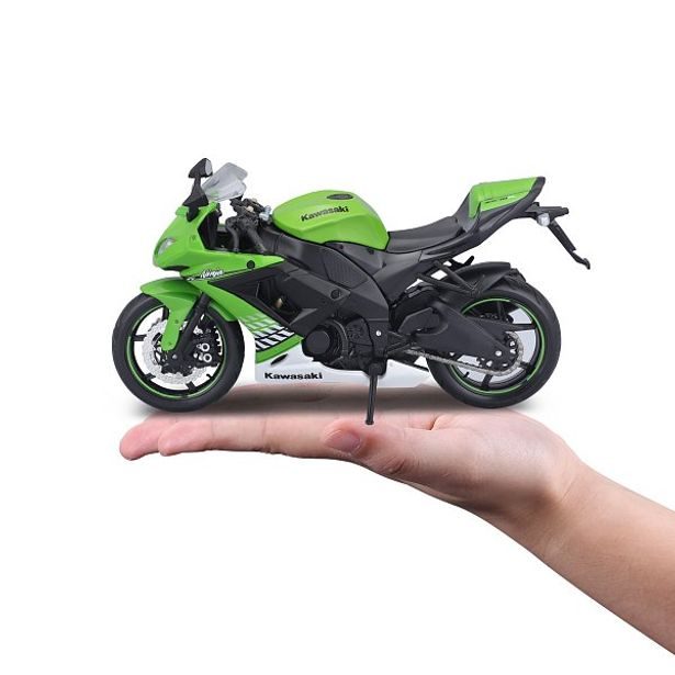 Maisto Maisto - Motocykl se stojánkem, Kawasaki Ninja ZX-10R, 1:12