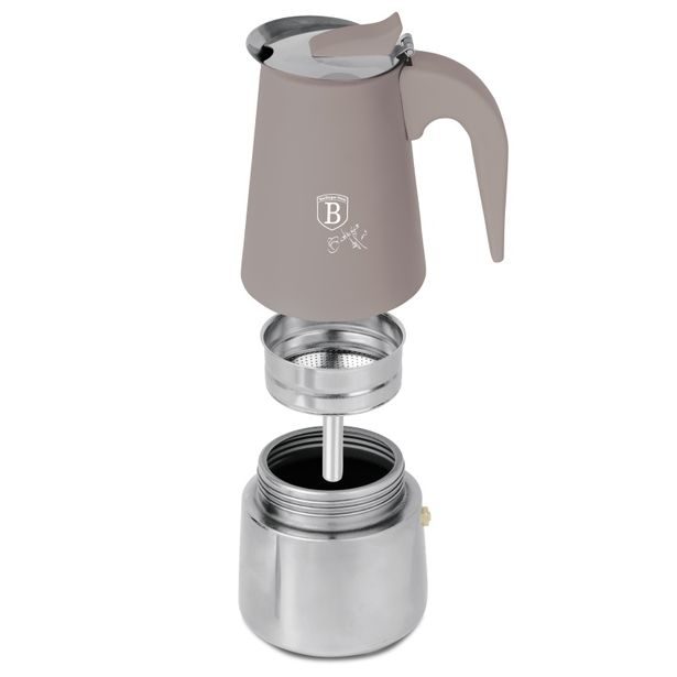 BERLINGERHAUS Kávovar 6 šálků indukční Taupe Collection BH-8910