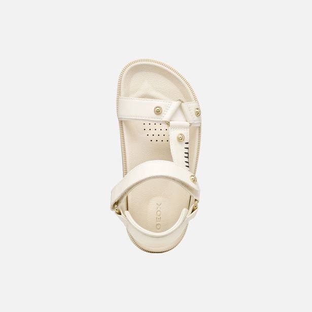 Krémové dívčí sandály Geox Sandal Foammentera
