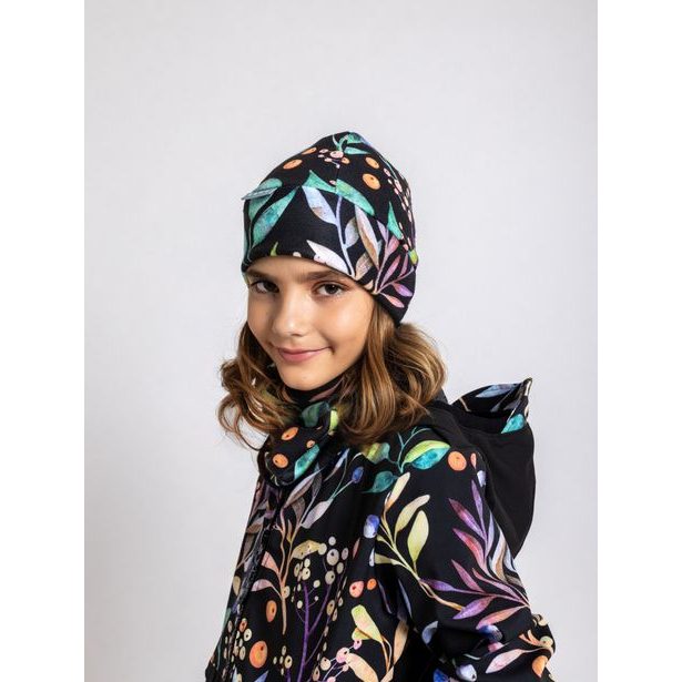 Unuo, Dětská čepice fleecová nespadená, Podzimní bobule