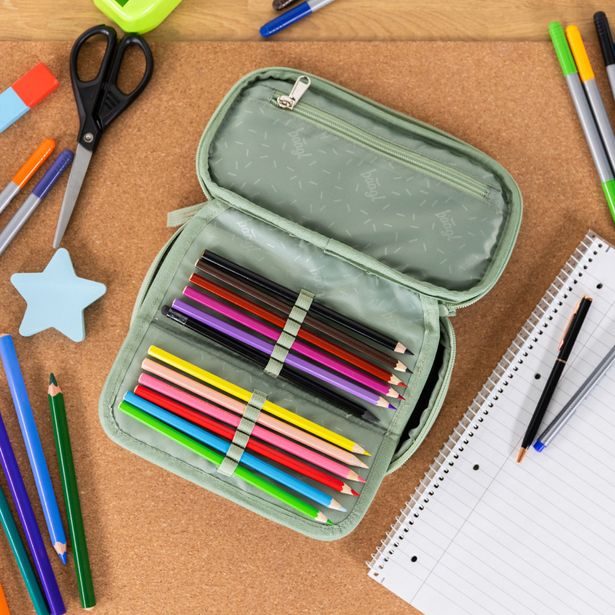 BAAGL Školní penál etue Skate Mentol