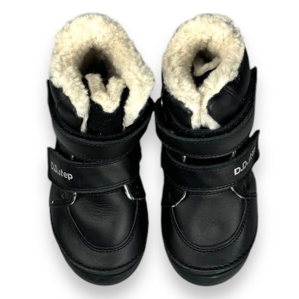 DDstep dětské zimní boty - Černé srdce