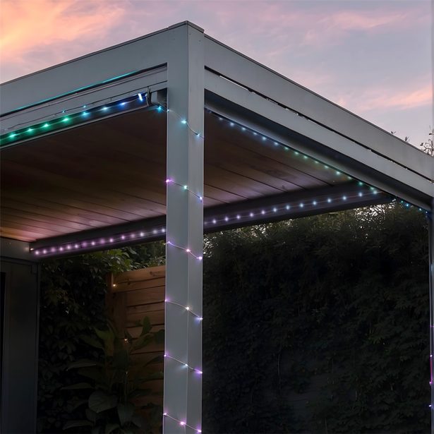 Hama SMART WiFi světelný řetěz, 100 LED, venkovní/vnitřní použití, nastavení barev, stmívání, 10 m
