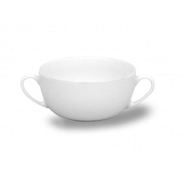 miska 420ml polév.SAPHYR, 2ucha, porcelán, 2.jakost
