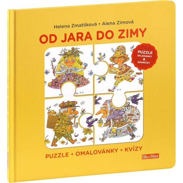 OD JARA DO ZIMY – Puzzle, básničky, omalovánky, kvízy Baagl