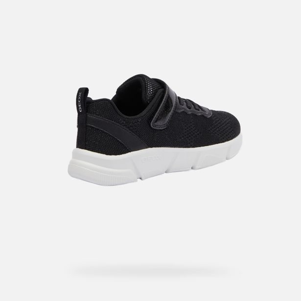 Černé dívčí tenisky Geox Aril