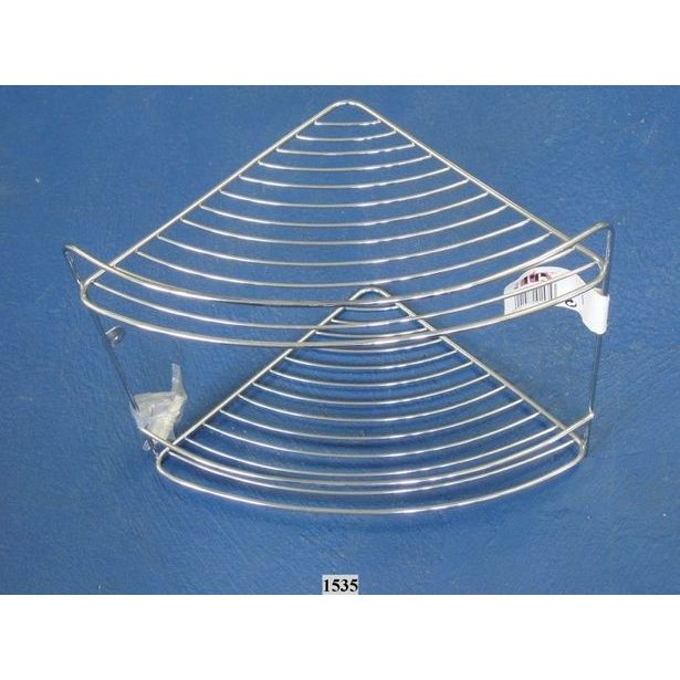 police koup.2p.rohová 27x27x31cm RAINBOW-chrom /29.15.35./