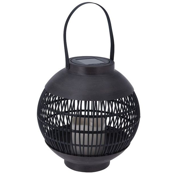 PROGARDEN Lucerna solární s LED svíčkou 22 x 23 cm KO-CX2100090