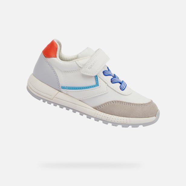 Bílé chlapecké tenisky Geox Alben