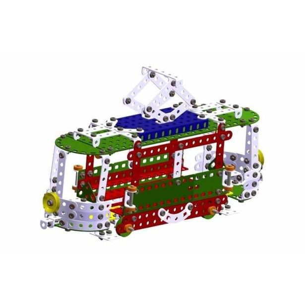 Merkur 7 stavebnice, 1124 dílů, 100 modelů