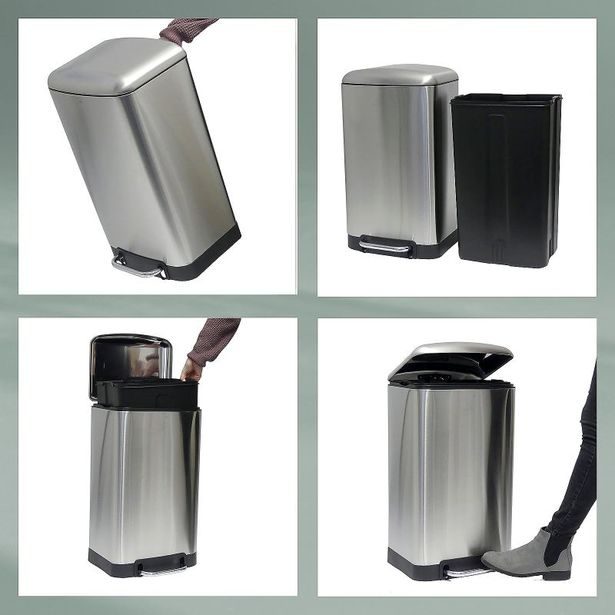 KELA Odpadkový koš DAVINO 30 l nerezová KL-10903