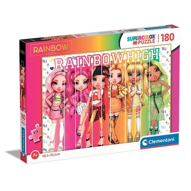 CLEMENTONI Puzzle 180 - Rainbow High