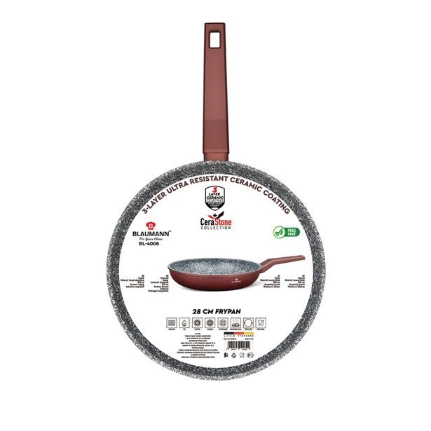 BLAUMANN Pánev s keramickým povrchem 28 cm kolekce Cera Stone BL-4006