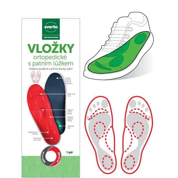 005 Vložky ortopedické s patním lůžkem