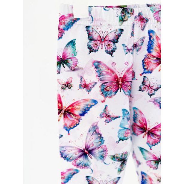 3/4 Legíny Lily Grey butterfly