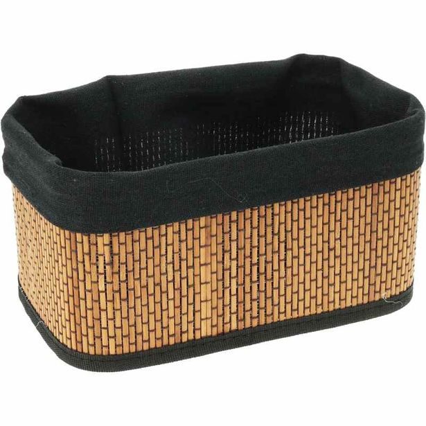 HOMESTYLING Sada košíků 3 ks bambus/len KO-KR9000090