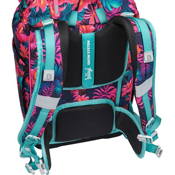 BAAGL Školní batoh Airy Plus Plameňáci GRS