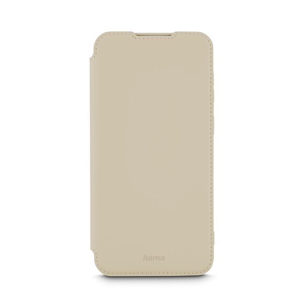 Hama Fantastic Feel, pouzdro-knížka pro Samsung Galaxy A37 5G, hebký povrch, béžové