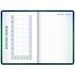 NOTIQUE Školní diář Zelený (září 2025 – prosinec 2026), 9,8 x 14,5 cm