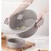 BERLINGERHAUS Kastrol s titanovým povrchem a poklicí 24 cm Taupe Collection BH-8101