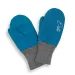 ESITO Palcové rukavice softshell Turquoise - modrá
