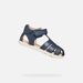 Tmavě modré chlapecké barefoot sandály Geox Sandal Steppieup B