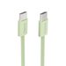 Hama USB-C 2.0 kabel Fabric, 1m, opletený, zelený