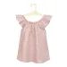 ESITO Dívčí mušelínové šaty Shiny heart - růžová
