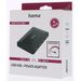 Hama USB hub, 4 porty, USB 2.0, napájecí zdroj
