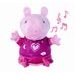 Peppa Pig 2v1 plyšový usínáček, hrající + světlo, růžový, 25 cm