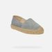 Šedé dámské slip on Geox Lampedusa