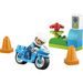 Modrá policejní motorka