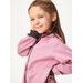 Unuo, Dětská softshellová bunda bez zateplení pružná Basic, Starorůžová