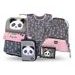 BAAGL SET 5 Zippy Panda: aktovka, penál, sáček, zástěra, peněženka
