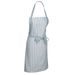 KELA Zástěra Caja 55% bavlna/45% bambus světle modrá 80x67 cm KL-12876