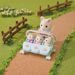 Sylvanian family Kočičí trojčata Floral s kočárkem
