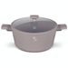 BERLINGERHAUS Kastrol s titanovým povrchem a poklicí 20 cm Taupe Collection BH-8100