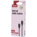 Hama USB-C 2.0 kabel, 1,5 m, 100 W, Ecosential