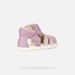 Růžové dívčí barefoot sandály Geox Sandal Steppieup