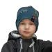 ESITO Jarní chlapecká čepice Traktor - petrolejová