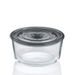 KELA Dóza na potraviny skladovací Aurelia sklo 19 x 9 cm, 1,22l KL-12641