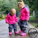 unuo softshellové kalhoty bez zateplení Malinové (Softshell kids trousers)