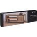 H & S COLLECTION TV stolek skříňka s policemi 116x33x45 cm černá/dřevo KO-NB1510600